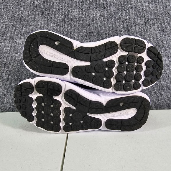 Under Armour Charged Assert 10 Mens Running Shoes Size 7 Black White 3026175-001 - Picture 5 of 8